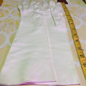 Vintage Aris White 3/4” Formal Gloves